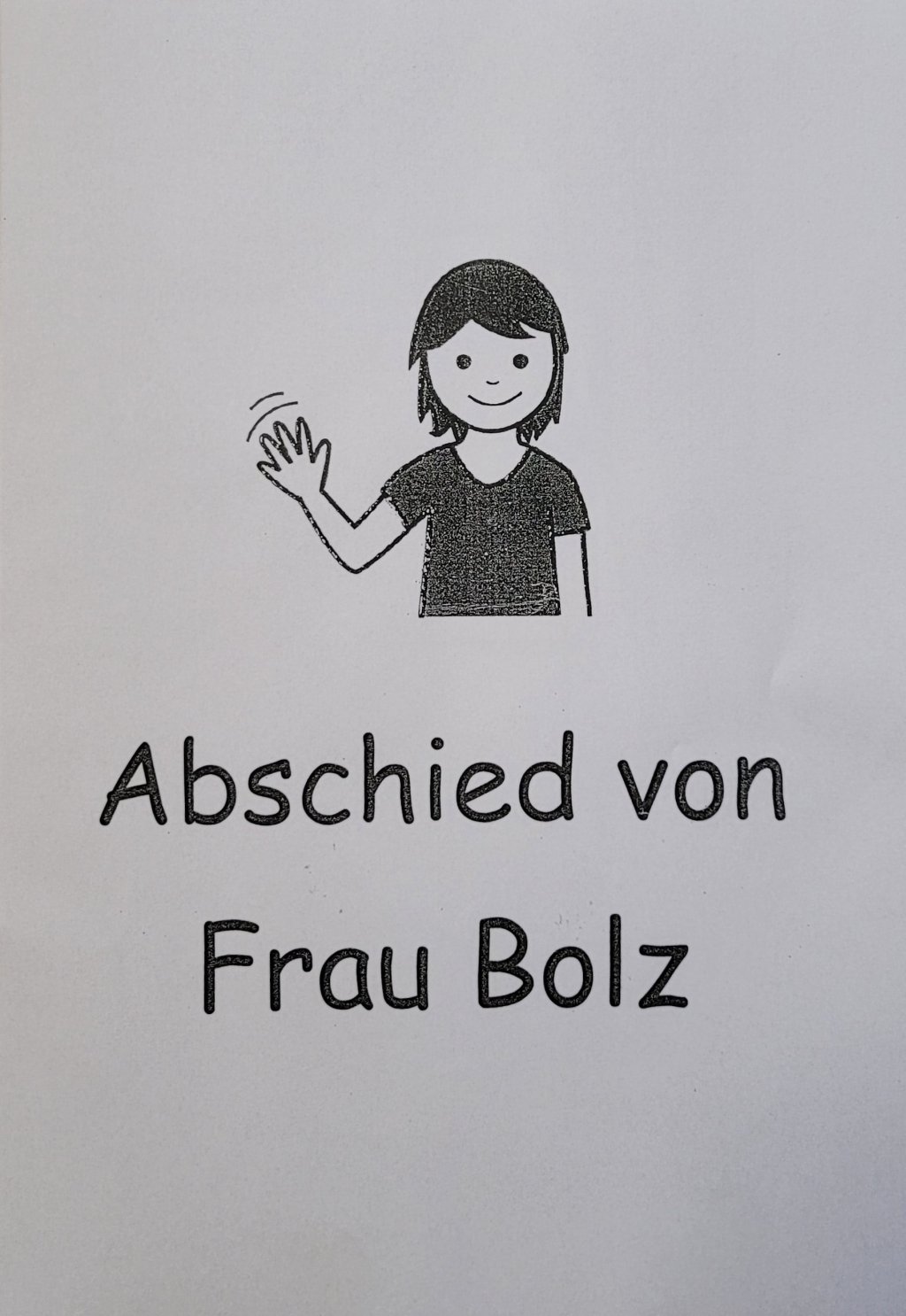 Read more about the article Abschied Frau Bolz