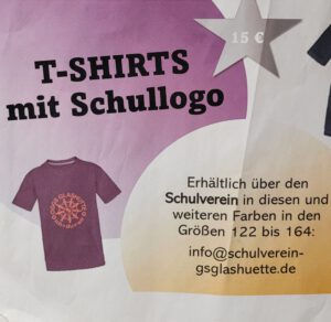 Mehr über den Artikel erfahren T-Shirts mit Schullogo