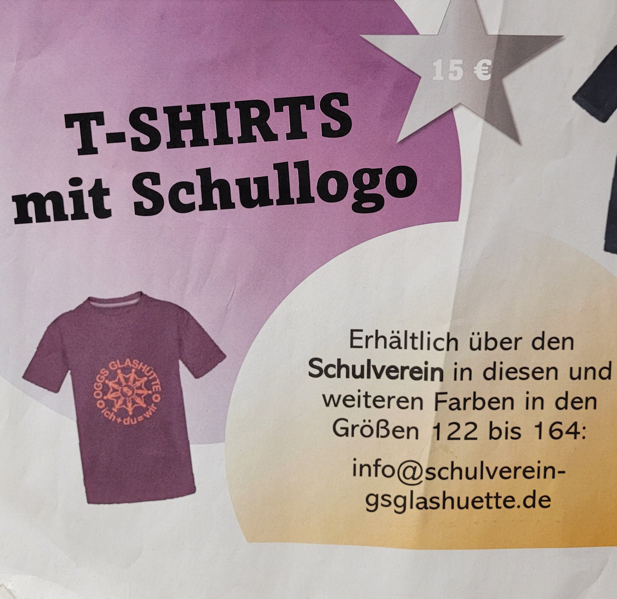 Mehr über den Artikel erfahren T-Shirts mit Schullogo